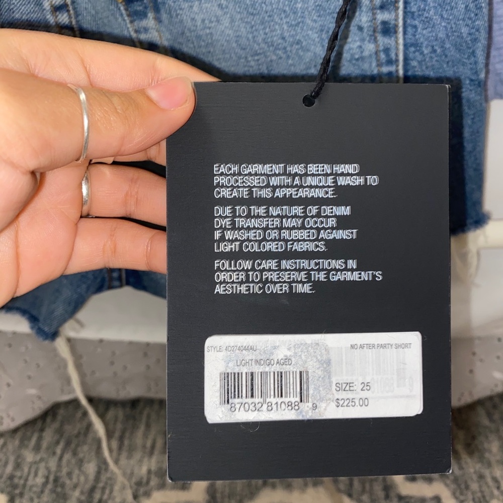 Alexander wang denim shorts - Picture 4 of 5